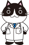 猫イラスト_すわにゃ医師